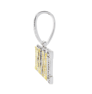 Elegante Collar con Colgante de Moissanita en Oro Sólido, Joyería de Lujo para Fiestas, Bodas y Regalos - Product Image 1