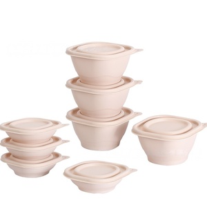 Custom Wholesale Disposable Sauce Cups and Sauce <b>Containers</b> with Lids Square Biodegradable Detachable Corn Starch Food <b>Container</b> - Product Image 1