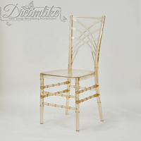 Location de mariage élégant Turniture chaise Pc chaises de banquet de fête personnalisées chaise d'hôtel moderne durable meubles d'hôtel dos croisé