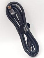 Kabel Pengisian Cepat Bersertifikasi Pannex GRS 2m C ke C Kulit PU 100W PD Model C7200PD LOGO Kustom