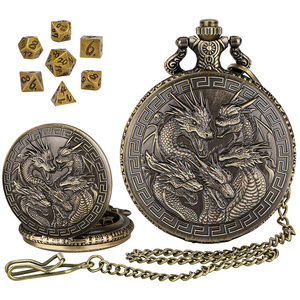 2025 nhà máy bán buôn tùy chỉnh cổ điển kim loại poclet Shell xem cho DND RPG Tabletop trò chơi nhập vai trò chơi - Product Image 3