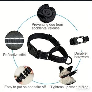 Collier pour chien de taille moyenne et grande en polyester réfléchissant, directement de l'usine, pour Golden Retriever et <span class=keywords><strong>Labrador</strong></span> - Product Image 2