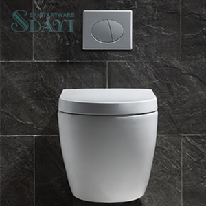 <span class=keywords><strong>WC</strong></span> mural rond sans bride SDAYI, cuvette de toilette en céramique, <span class=keywords><strong>WC</strong></span> mural avec bidet - Product Image 5