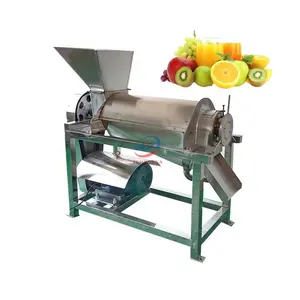 Industrial ginger juicer mango double channel de nucleating and pulping machine stainless steel industrial fruit spiral extruder