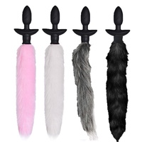 Vibromasseur anal vibrant à télécommande avec queue de renard pour accessoires de cosplay, masturbation sexuelle pour femmes et hommes