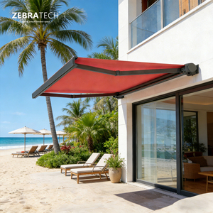 <span class=keywords><strong>Auvent</strong></span> coulissant moderne en alliage d'aluminium avec certification CE pour terrasse extérieure de luxe - Fournisseur direct usine - Product Image 2