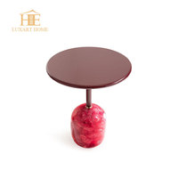 Canapé de salon moderne de style nordique, luxe léger, table basse en marbre, simple mais haut de gamme, table d'appoint de balcon, détente