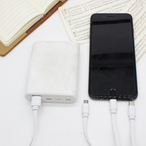 Three In One Retractable Charging <b>Cable</b> 1M TPE <b>Lightning</b> Micro <b>Usb</b> Type <b>C</b> Universal Data <b>Cable</b> For Mobile Phone Accessories - Product Image 1