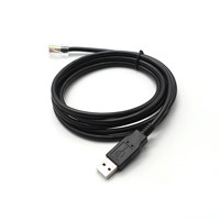 Câble Série RS232 USB-A RJ9 de Transmission Audio Haute Fidélité, en Cuivre Pur avec Gaine PVC, Certifié CE/FCC/ROHS, pour Utilisation Informatique