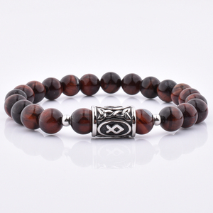 Fait à la main fou Agate pierre en acier inoxydable <span class=keywords><strong>gorille</strong></span> charme perlé bijoux Bracelet bijoux bracelets à breloques ensembles pour la vente en gros - Product Image 4