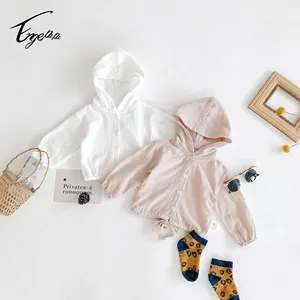 engepapa newborn spring cute coat infant causal long sleeve pullover baby cotton hooodle casual clothes