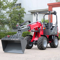 Landward Farm Mini-Radlader Günstiger Neuer Kompakter Diesel-Lader zum Verkauf Kubota-Motor W1150T Maschine Mini-Lader Preise