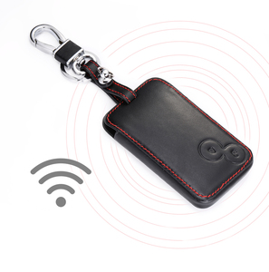 Étui de <span class=keywords><strong>protection</strong></span> pour clé de voiture en cuir pour <span class=keywords><strong>Renault</strong></span> Laguna 2 boutons télécommande - Product Image 4