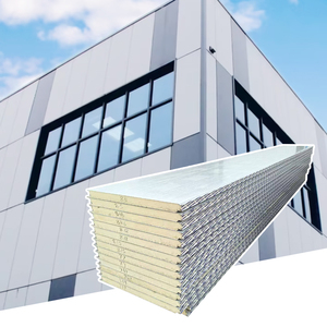 Steinwolle und Polyurethan Eps Schaum Feuerfeste Wasser beständigkeit <span class=keywords><strong>Solar</strong></span> panel Sandwich platten für Wand und Dach - Product Image 3