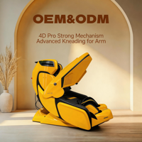 Fauteuil de massage zéro gravité avec contrôle par application Bluetooth, massage corporel complet des tissus profonds, fonction pétrissage, roulement et musique