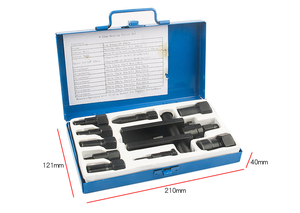 Diamètre de 8 mm à 25 mm 40 # Kit d'outils extracteurs de roulements internes pour <span class=keywords><strong>moto</strong></span> et voiture, 7 embouts, pour l'entretien - Product Image 5