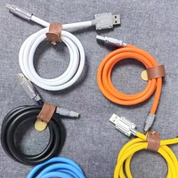 Passen Sie 1M 2M 3 Meter 6A 66W 120W USB a bis Typ C USB-C Micro Silikon Soft Pd Ladegerät Schnell laden Telefon Datenkabel