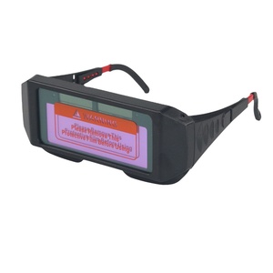 Solar Auto-Dimming Welding Goggles With <b>Adjustable</b> Lamp Shade,2 Sensor Welder <b>Glasses</b> for TIG MIG MMA Plasma Dimmer <b>Glasses</b> - Product Image 1