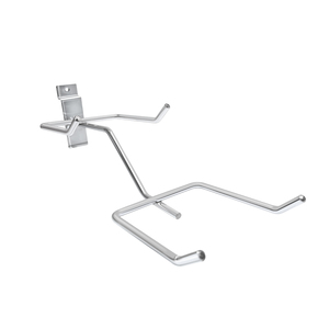 Tùy chỉnh cửa hàng kim loại sắt treo quần áo hiển thị móc siêu thị Kệ slatwall dây giá - Product Image 6