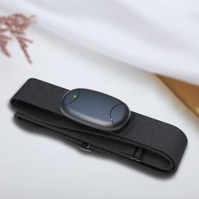 Chileaf Rechargeable ECG Sensor Chest Strap Heart Rate Monitor Ant+ BLE IP67 Waterproof ABS/Silicone Unisex Sports Device
