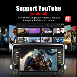 Autoradio Android 8 Pollici 2 Din con Carplay, Lettore DVD, Schermo MP5, Stereo per <span class=keywords><strong>Dacia</strong></span>, GPS, Lettori MP3/MP4, Installazione Portatile sul Cruscotto - Product Image 3