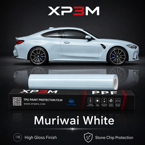 ฟิล์มใสกันรอยรถยนต์ XP3M Murihuai สีขาว OEM เงา TPU ความหนา 7.5 มิล ซ่อมแซมตัวเองได้ ป้องกันรอยขีดข่วน ป้องกันสีเหลือง ช่องระบายอากาศ - Product Image 1