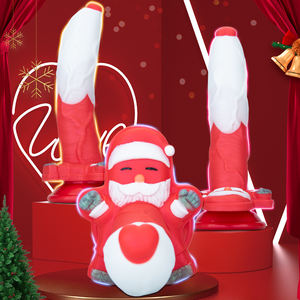 Dildo Jumbo Natalizio Innovativo a Forma di Babbo Natale, Potente Stimolatore Prostatico <span class=keywords><strong>e</strong></span> Dispositivo Anale per Natale - Product Image 2