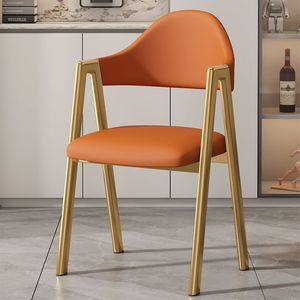 <span class=keywords><strong>Silla</strong></span> <span class=keywords><strong>de</strong></span> Comedor Estilo Nórdico en Línea A <span class=keywords><strong>de</strong></span> Lujo Ligero, Taburete <span class=keywords><strong>de</strong></span> Escritorio Simple con <span class=keywords><strong>Respaldo</strong></span> <span class=keywords><strong>para</strong></span> Uso en el Hogar, Tienda <span class=keywords><strong>de</strong></span> Té con Leche, Restaurante - Hecha <span class=keywords><strong>de</strong></span> Metal y MDF - Product Image 3