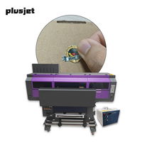 Plusjet-Impresora de etiquetas de cristal digital UV DTF, máquina de impresión de estampado de lámina de oro y plata de velocidad más rápida, automática, de velocidad más rápida, de mayor velocidad, de plata y oro