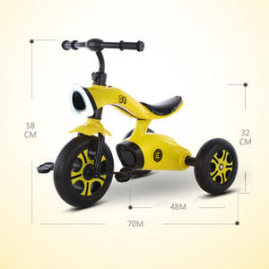 Bicicleta Peca Triciclo Infantil <span class=keywords><strong>Nina</strong></span> De Passeio Pra Empurrar 4 Anos Feminina Forma Ninosaurio - Product Image 5