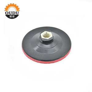 Đánh bóng miếng đệm bọt pad ủng hộ tấm backer pad để đánh bóng với móc và vòng lặp màu đỏ, đỏ 80 đánh bóng và mài, thân xe - Product Image 2