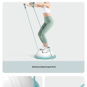 Palla per <span class=keywords><strong>Equilibrio</strong></span> a Mezza <span class=keywords><strong>Sfera</strong></span> Ispessita Modello Gordon G-PAD per Bruciare Grassi, Modellare il Corpo, Allenamento Pilates e Yoga - Product Image 3