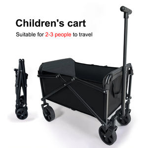 Chariot de transport pliable à quatre roues, mini, robuste, pour le shopping, le stockage, le jardin, le camping, la plage, OEM - Product Image 2