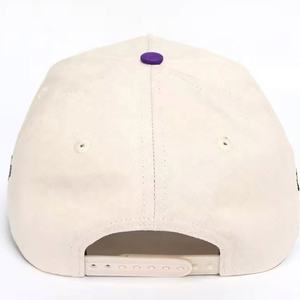 Gorras de Béisbol Planas 3D de 5 Paneles Curvos, Material Suave de Sarga 100% Algodón de Calidad, Logotipo Bordado Personalizado, Unisex, 2 Tonos de Color, Adultos - Product Image 6