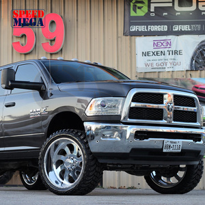Jantes American Force Wheels 20 22 24 26 pouces 6061-T6 en alliage chromé poli forgé pour camion pour GMC Sierra 1500 HD 2500 - Product Image 3