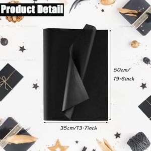 Papier de soie personnalisé avec logo, vente en gros, papier de soie de marque dorée avec logo imprimé, papier de soie personnalisé pour emballage cadeau - Product Image 5