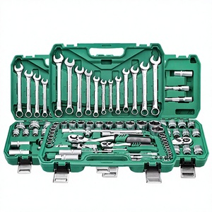 Kit d'outils de réparation automobile CR-V 46-216 pièces, qualité standard et industrielle, jeu de clés à douilles, boîte à outils manuels pour garage, vente en gros OEM pour réparation automobile - Product Image 1
