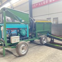 20tph 30thp Trommel machine de lavage pour séparer l'or et le diamant les plus vendus dans le fabricant de machine à laver en pierre