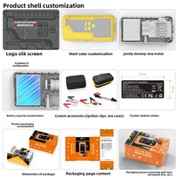 Démarreur de Voiture Portable 1000A avec Chargeur et Pompe à Air, Lampe LED Multifonctionnelle Anti-Explosion pour Secours en Extérieur - Expédition Mondiale