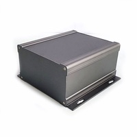 Boîtier d'instrument électronique en alliage d'aluminium extrudé 6063 personnalisable OEM, boîtier IP54, boîtier de commande, amplificateur de batterie