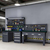 Banco de Trabajo Multifuncional Directo de Fábrica con Cajones para Taller Industrial