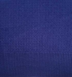 Argyle Pullover Sweater Cuello redondo Suéter de hombre Negro Azul Suéter de punto Fabricante personalizado - Product Image 4