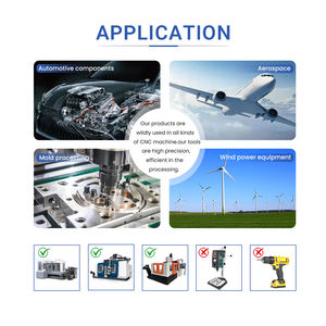 FULLOVE mata bor karbida padat kustom, aksesori alat mesin bor lubang dalam desain putar potongan kecepatan tinggi panjang - Product Image 6