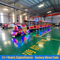 Mini tram touristique sans rails à prix d'usine, certifié CE, 27/40 places, garantie 12 mois, pour centre commercial, électrique, style rétro, pour adultes