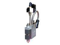 Robot de distribution automatique de colle thermofusible électrique à trois axes avec pompe et engrenage, emballage en caisse en bois