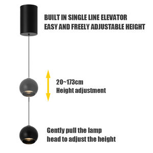 Luci a sospensione 7W montate in superficie per l'illuminazione ad alta quota del ristorante - Product Image 4