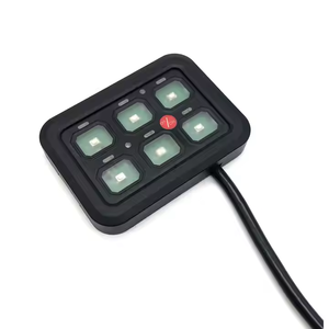 Phổ 6-<span class=keywords><strong>gang</strong></span> mạch tự động chuyển tiếp bảng điều khiển chuyển đổi LED trở lại ánh sáng cho SUV Camper RV Marine-Công tắc tự động - Product Image 4