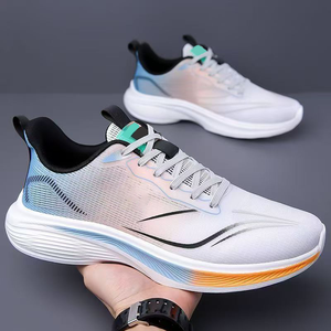 Zapatillas deportivas transpirables para entrenamiento, zapatillas casuales minimalistas de estilo deportivo y caña baja. - Product Image 2