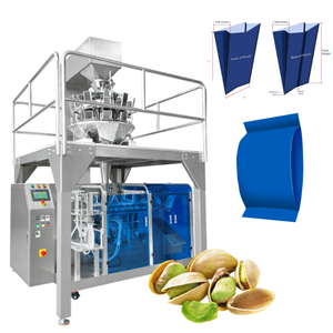 Máquina Automática para Llenar y Sellar Bolsas Preformadas de Granulado de Pistacho, Máquina Multifuncional para Envasado de Café en Bolsas con Fuelle - Product Image 1