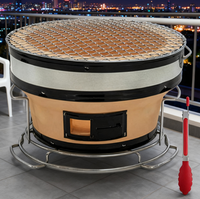 Top vente min Hibachi Garden Grill Bbq Grills Extérieur Rond Charbon De Bois De Table Bbq Grills Extérieur Charbon De Bois